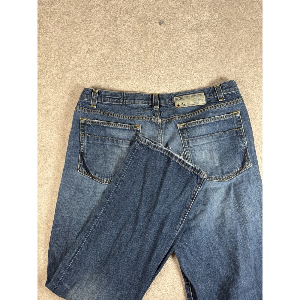 Converse One Star Vintage Jeans Mens 36x32 Blue‎ Faded Denim Straight Leg Skater